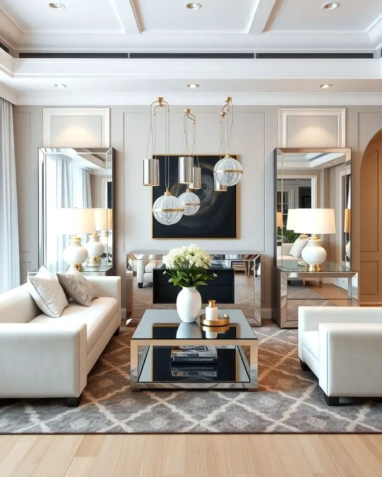 Mirrored Furniture Pieces