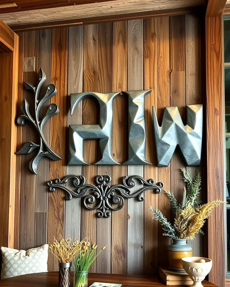 Galvanized Metal Wall Art