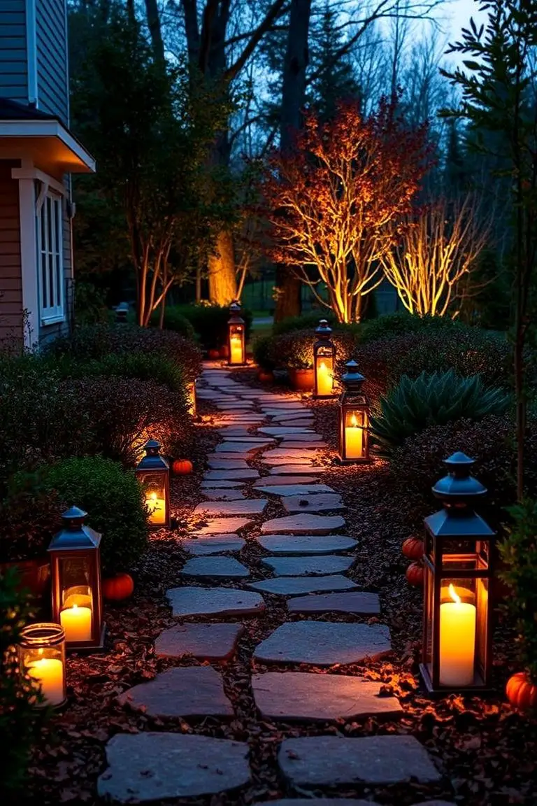Enchanting Candlelit Pathways