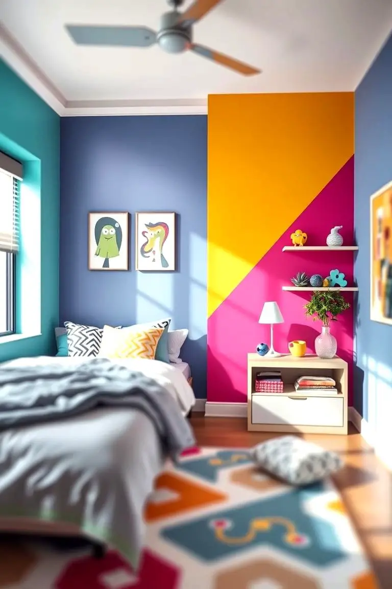 Vibrant Accent Walls