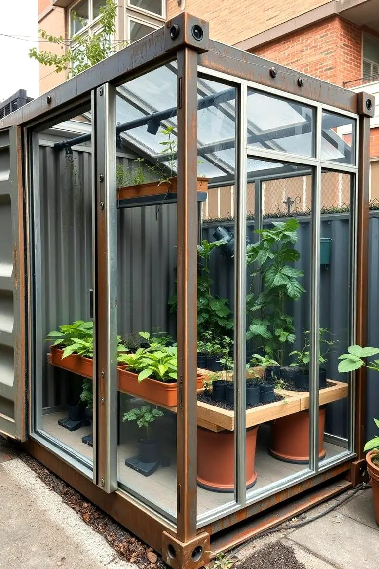 Container Garden Greenhouse