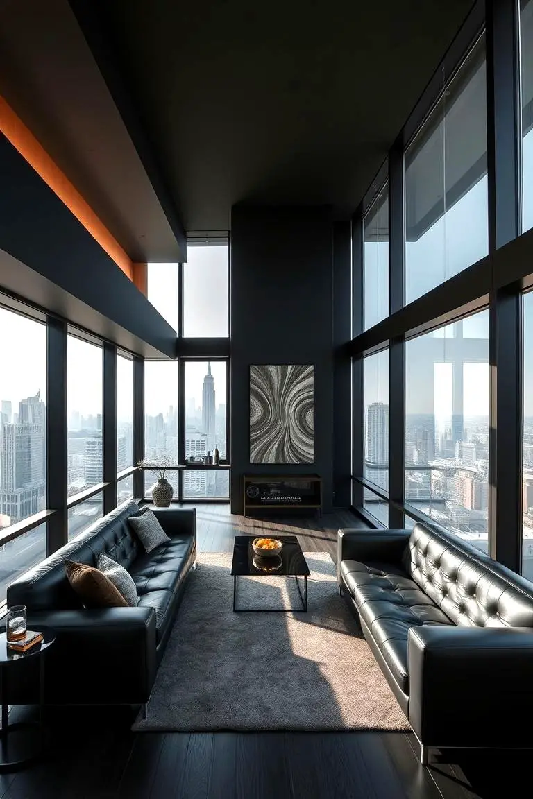 Urban Black Penthouse