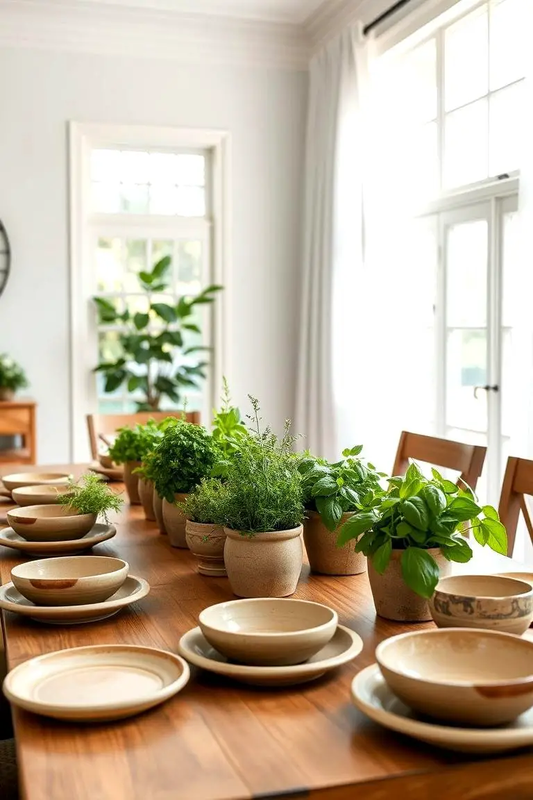 Herb Garden Centerpiece Delight