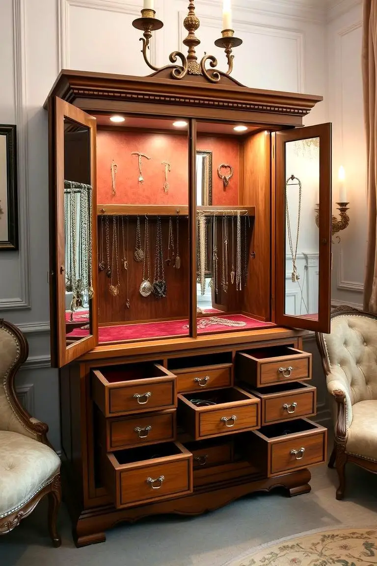 Convertible Jewelry Armoire