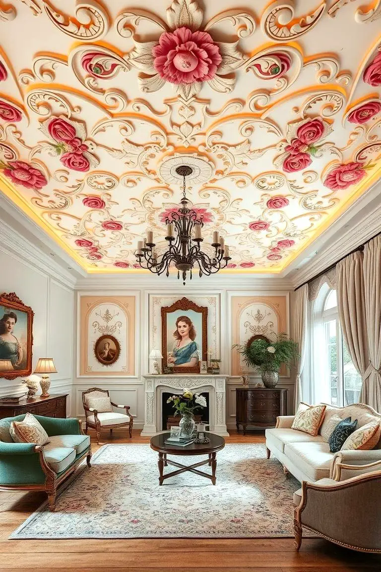 Vintage Pop Ceiling Design