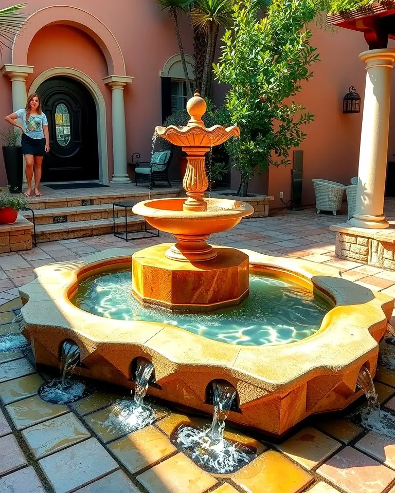 Water Features with a Mediterranean Touch