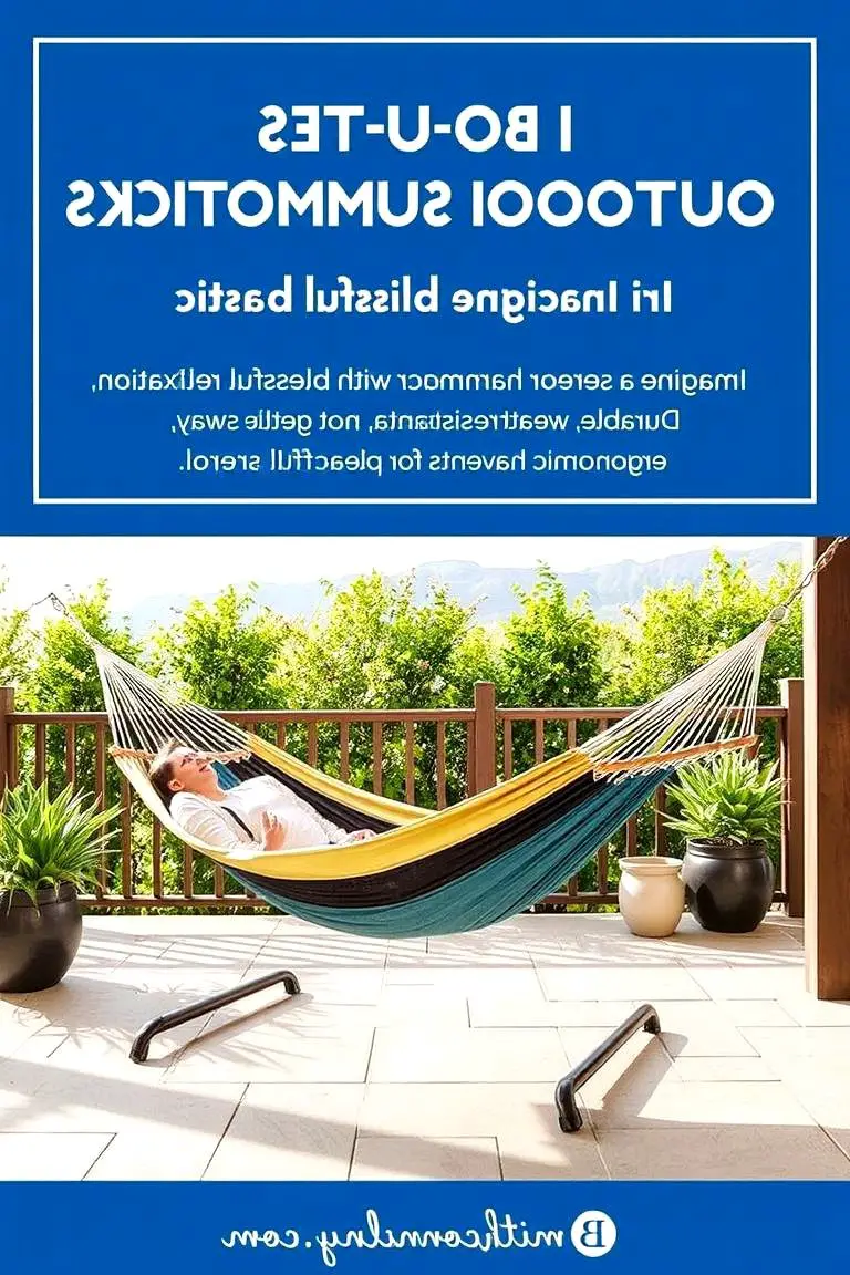 Comfortable Outdoor Hammocks