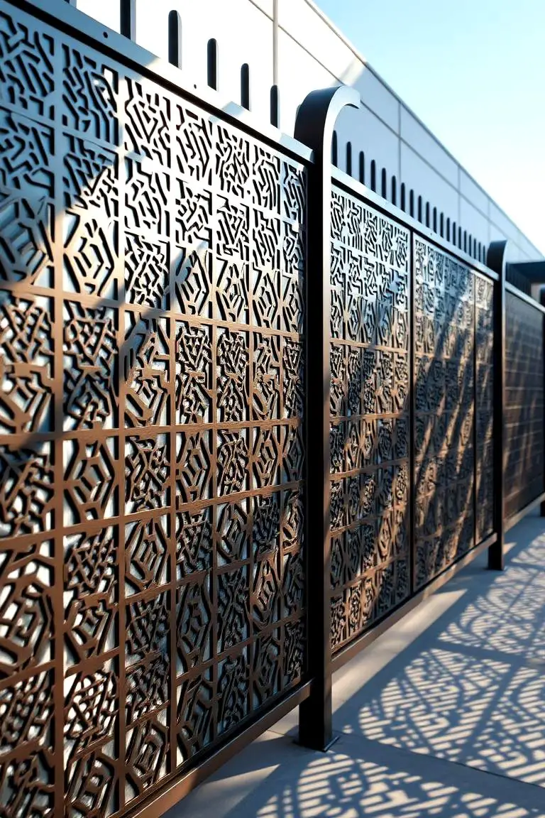Laser-Cut Metal Patterns
