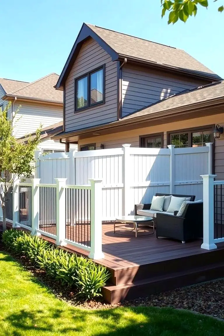 Vinyl Privacy Fencing