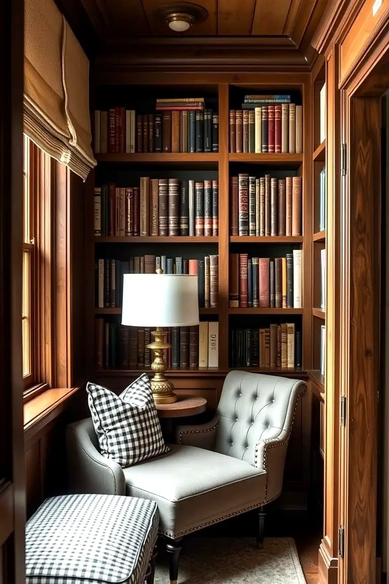 Rustic Library Nook