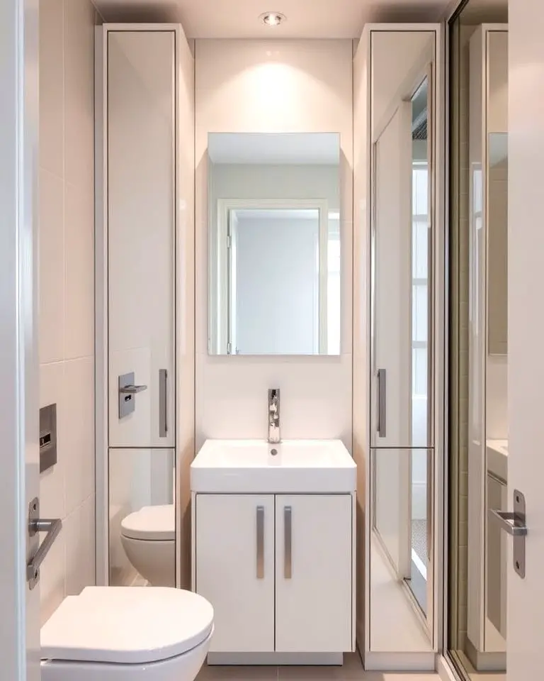 Slim Vertical Cabinets for Tight Spaces