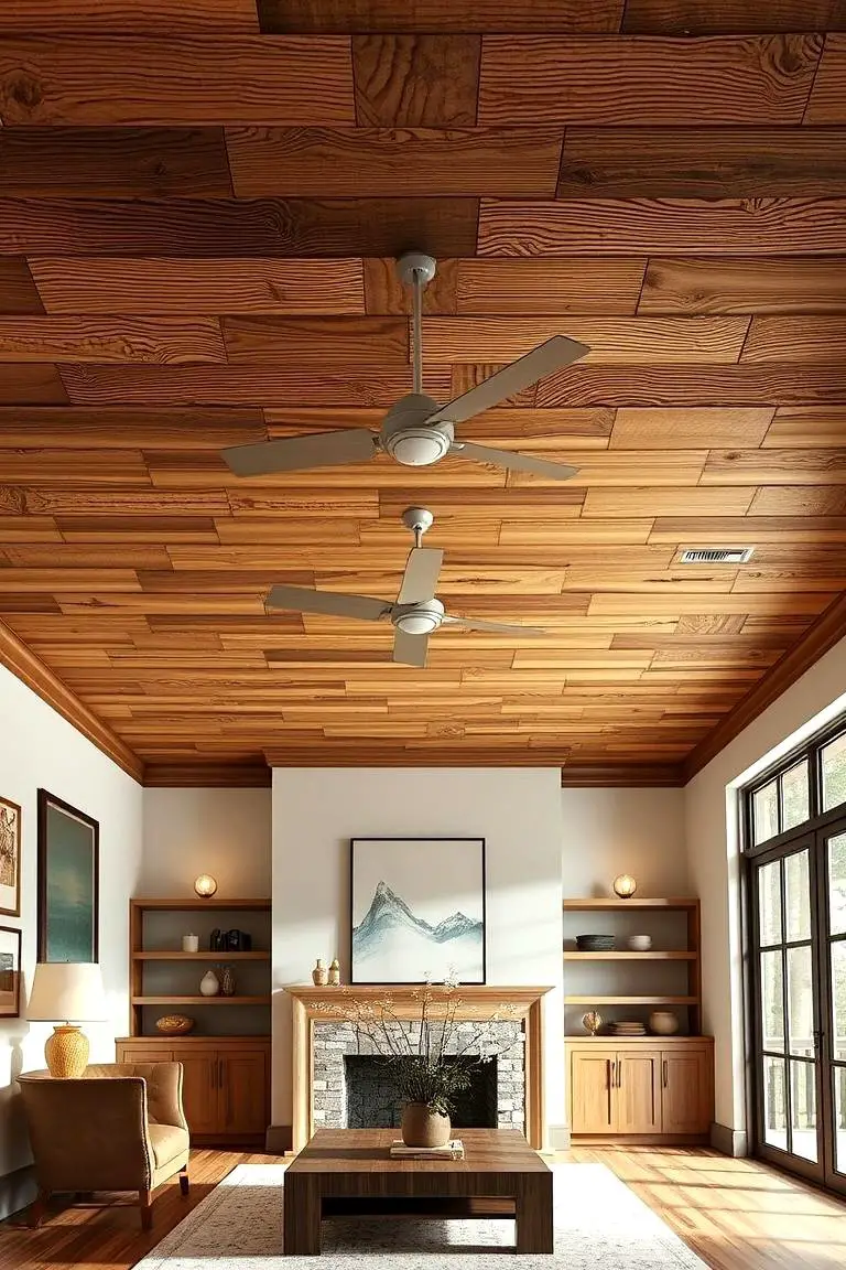 Artisan Handcrafted Wood Slat Ceiling