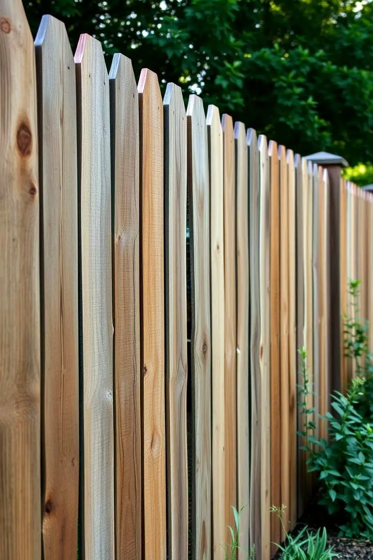 Cedar Fence with Reclaimed Wood