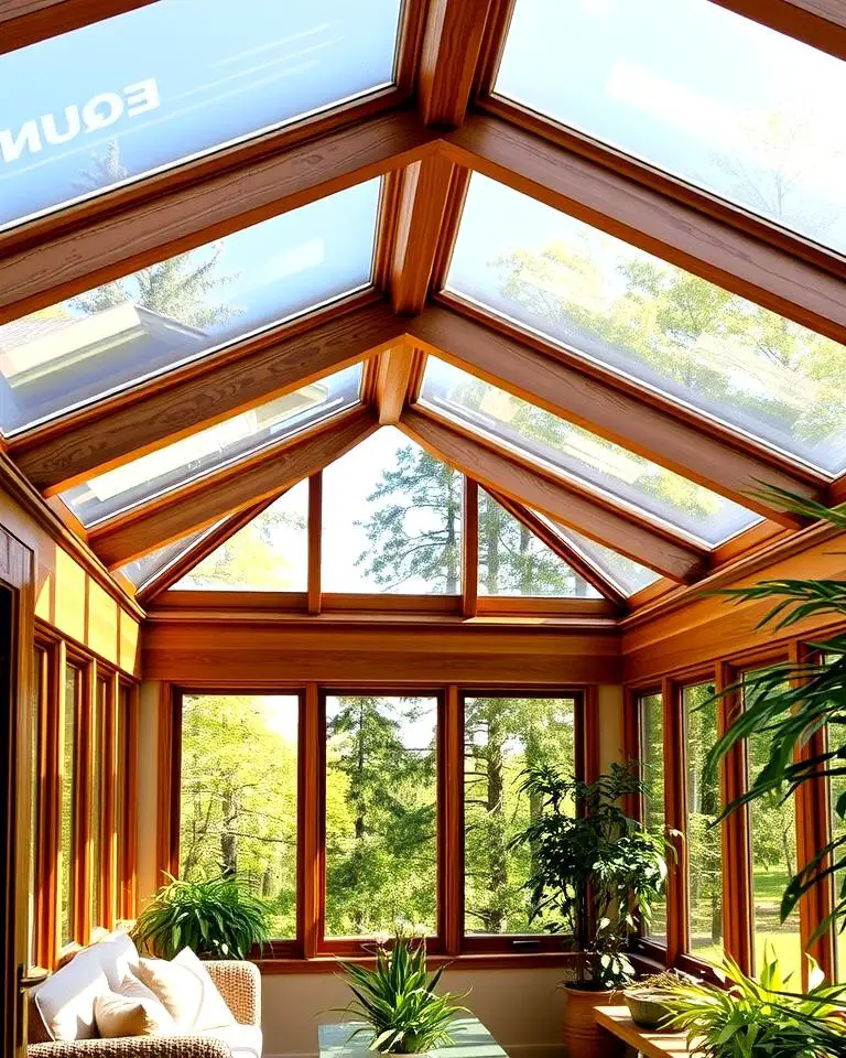 Skylights with Wooden Frames