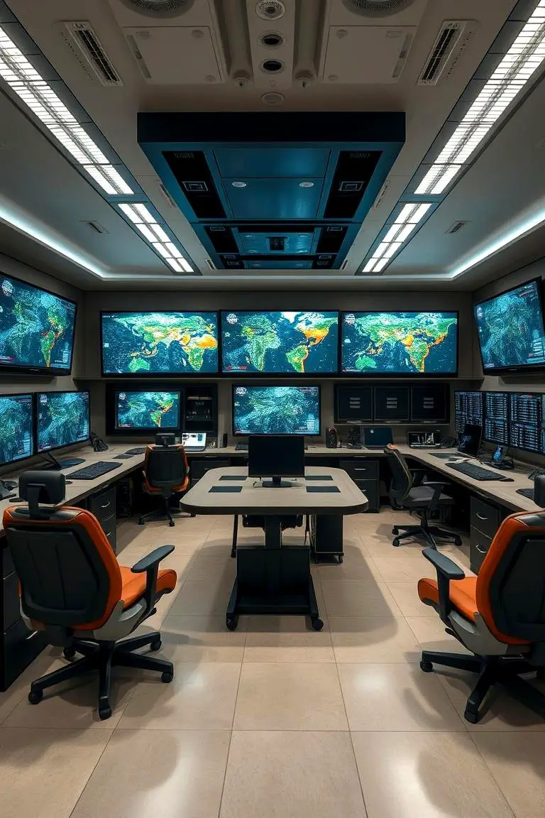 Strategy Game Command Center