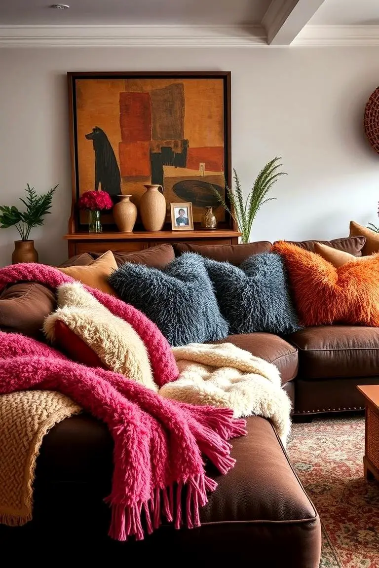 Inviting Lounge with Plush Pillows
