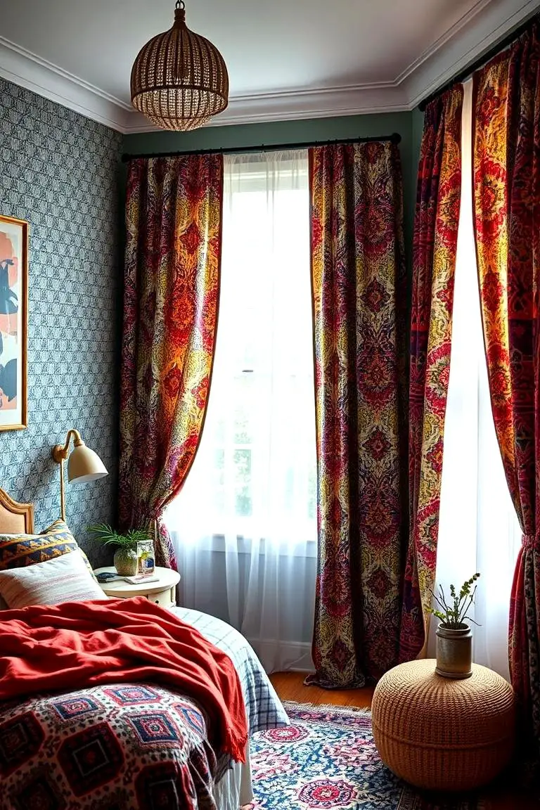 Bold Patterned Curtains