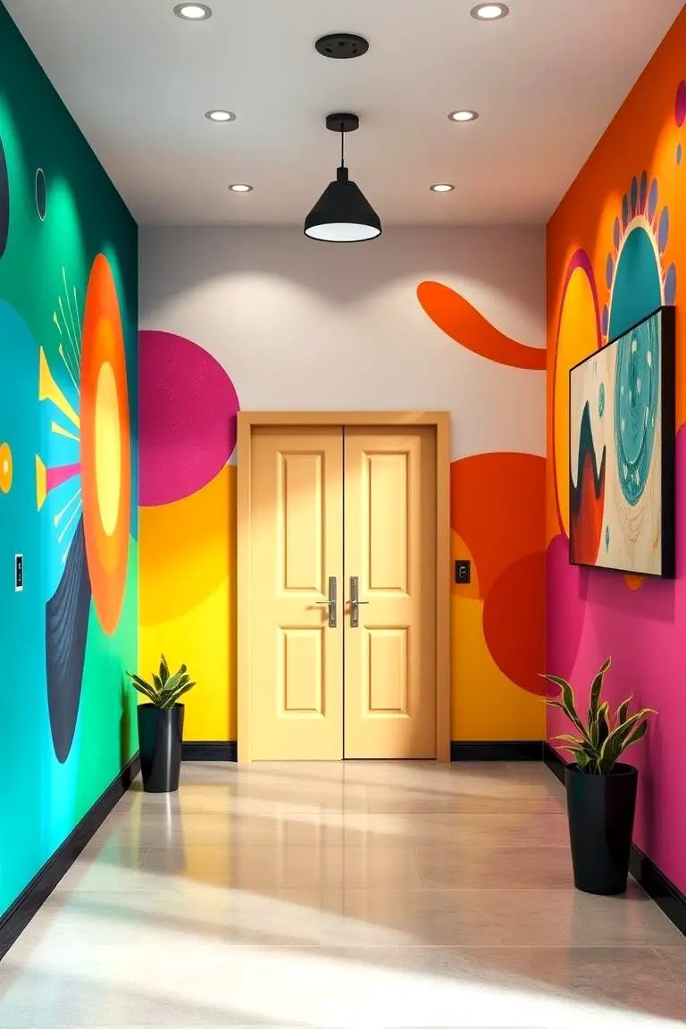 Vibrant Wall Murals