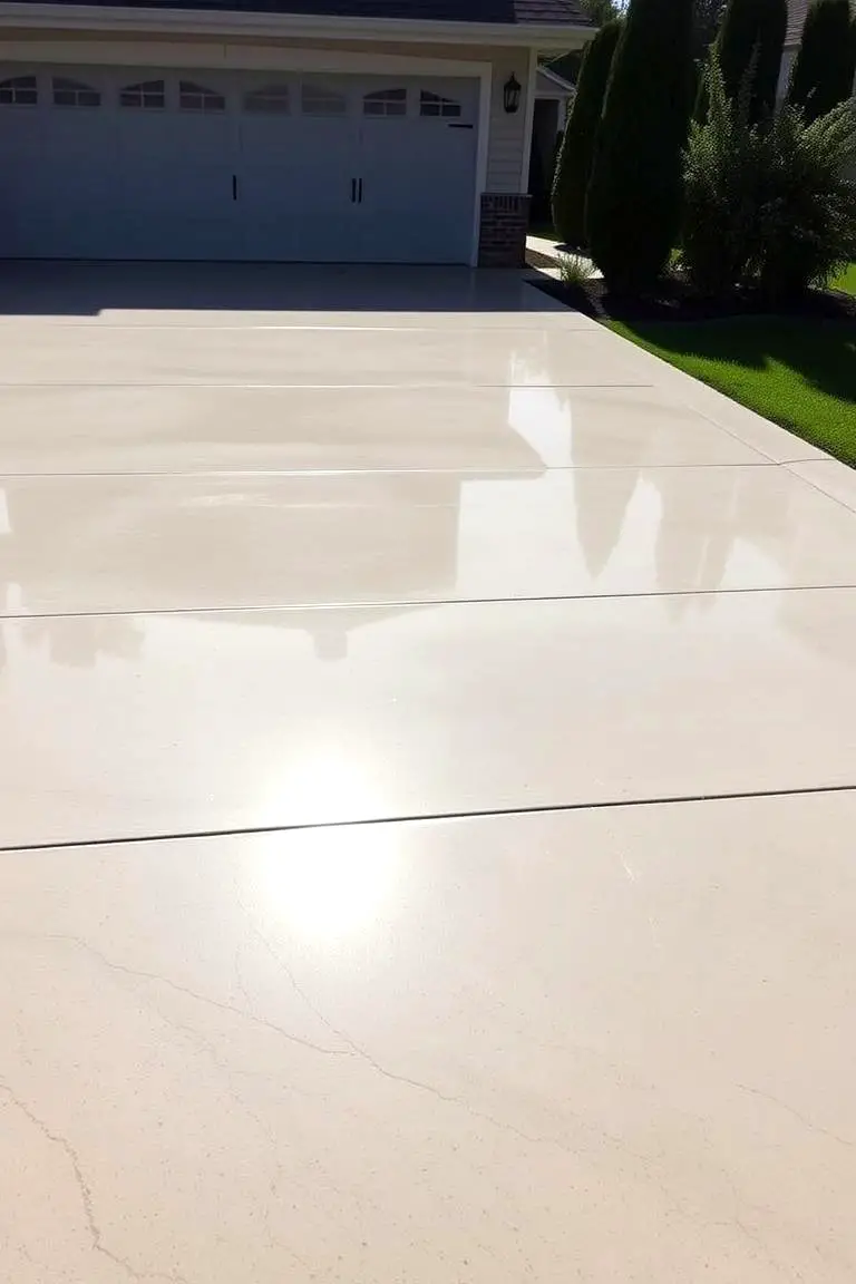 Polished Concrete Driveway