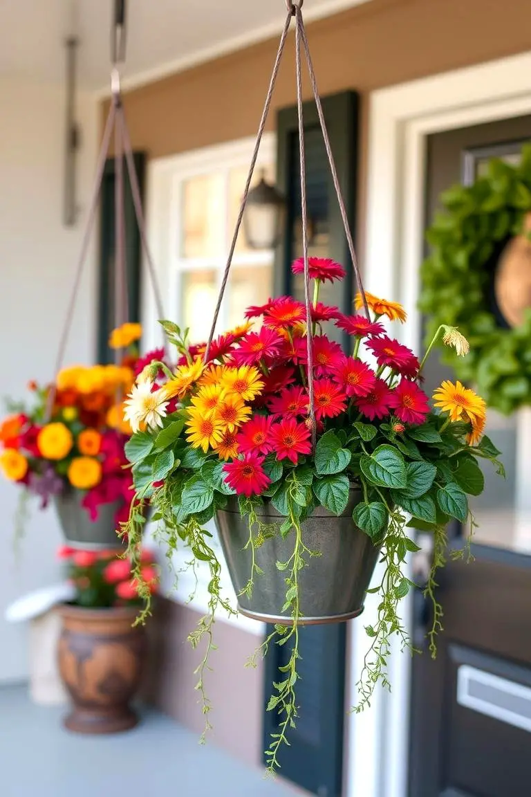 Hanging Autumn Blooms