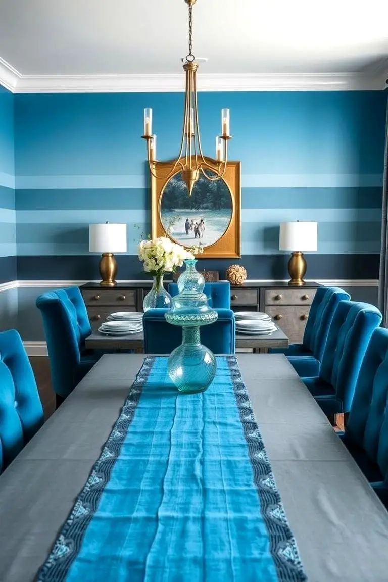Layered Blue Hues
