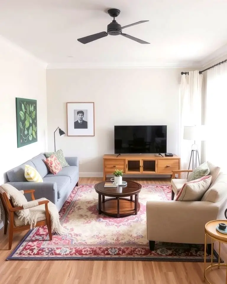 Area Rugs to Define Zones