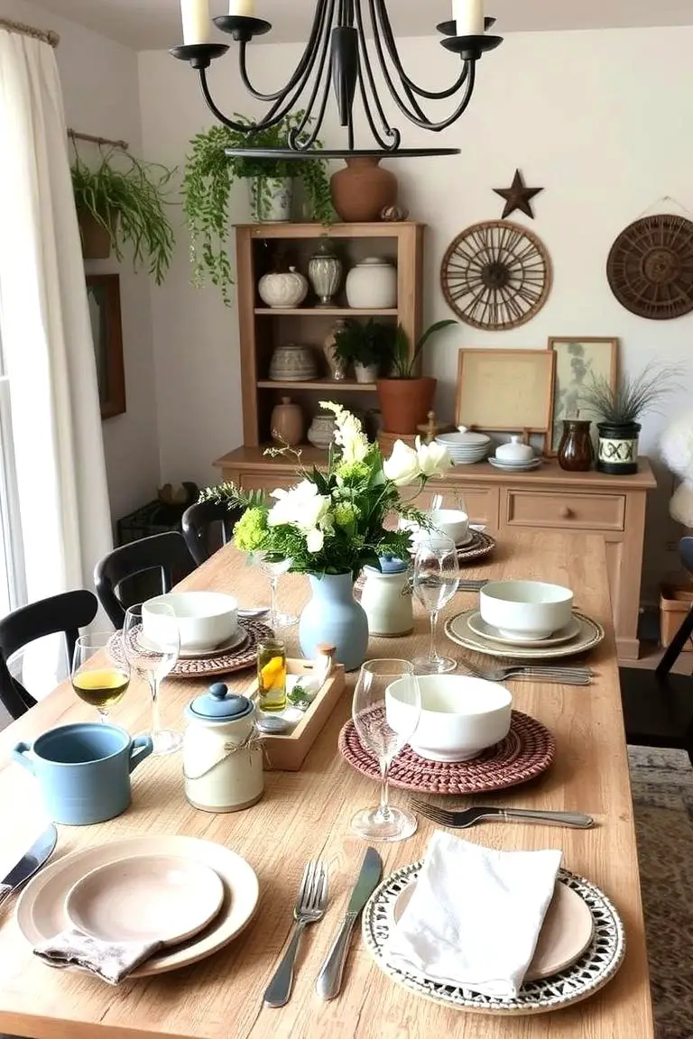 Boho-Chic Table Settings