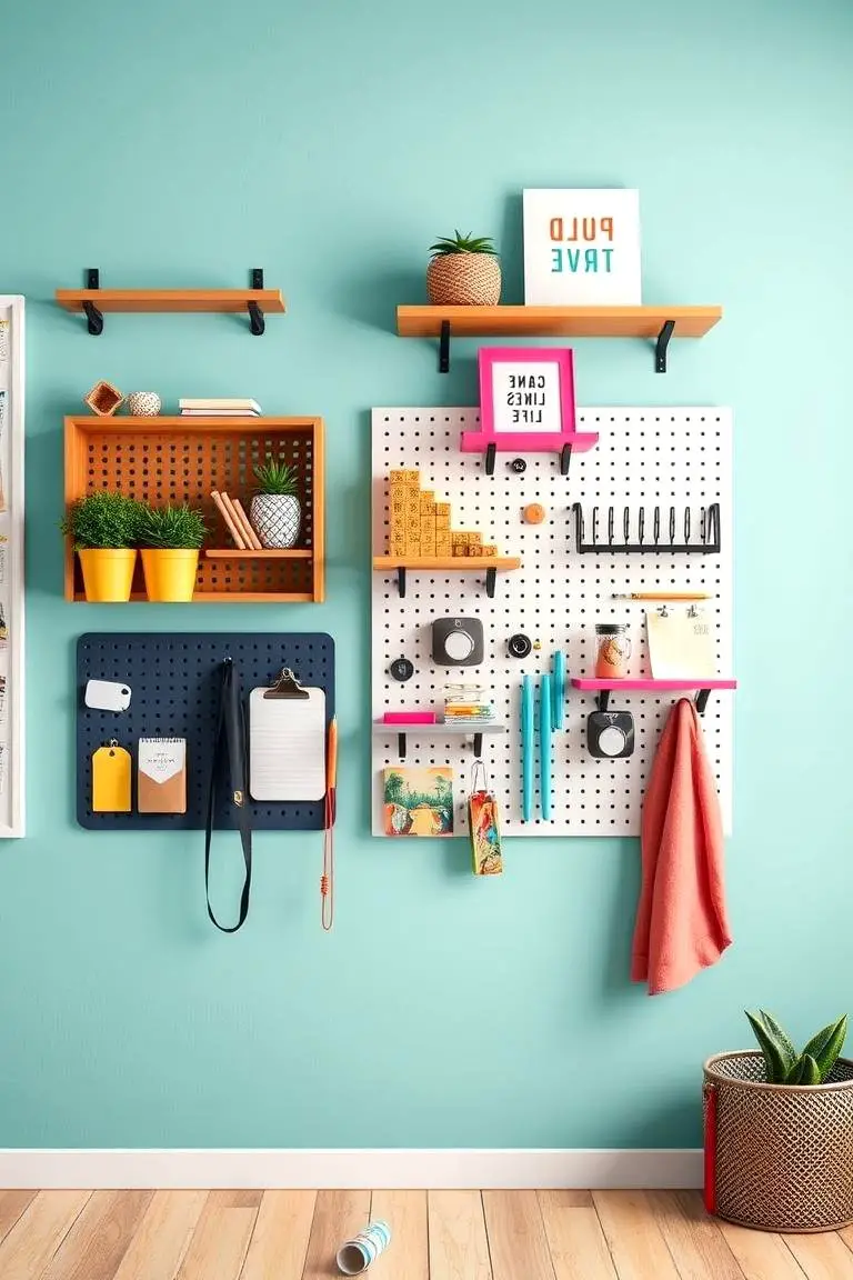 Artistic Wall Organizer Space