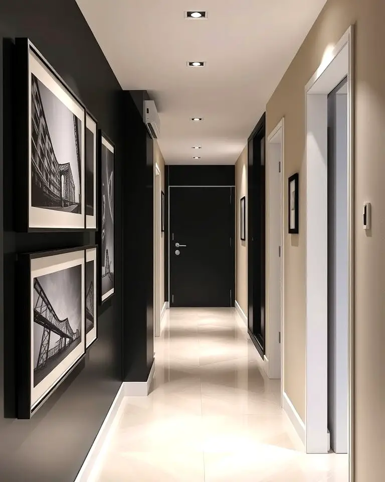 Contemporary Hallway Accent