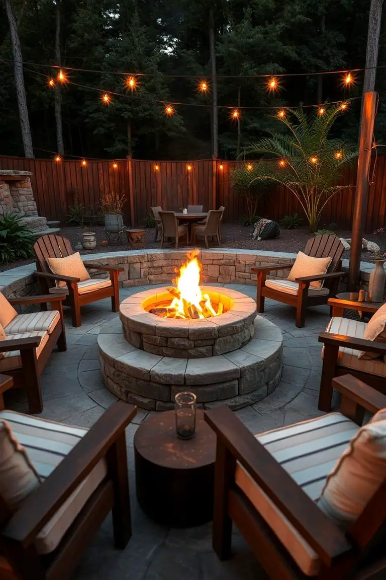 Cozy Fire Pit Oasis