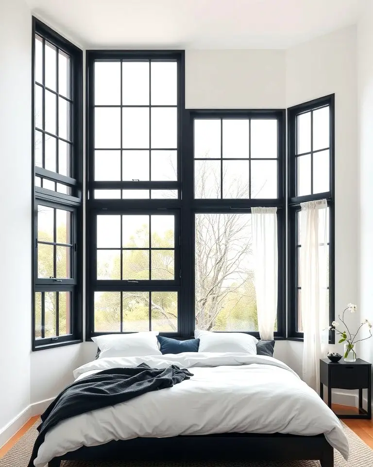 Black-Framed Windows