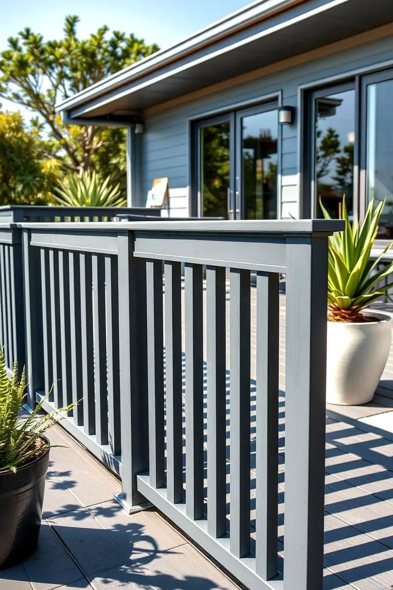 Composite Material Railing for Low Maintenance