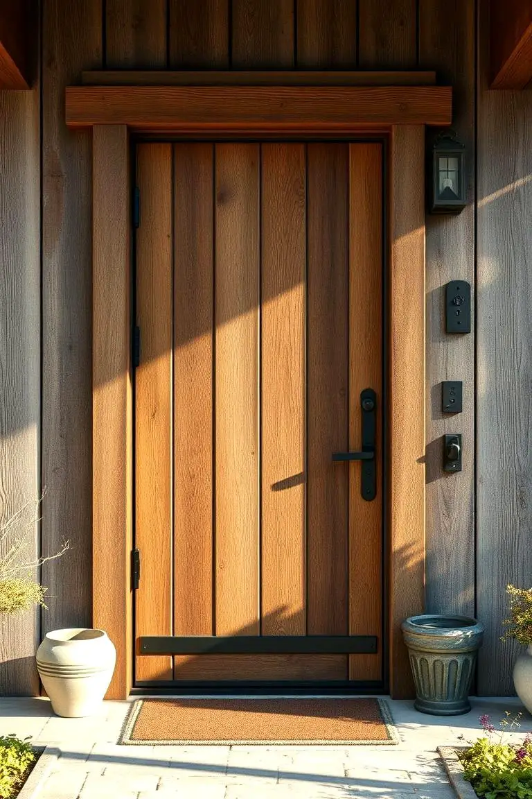 Eco-Friendly Reclaimed Material Door
