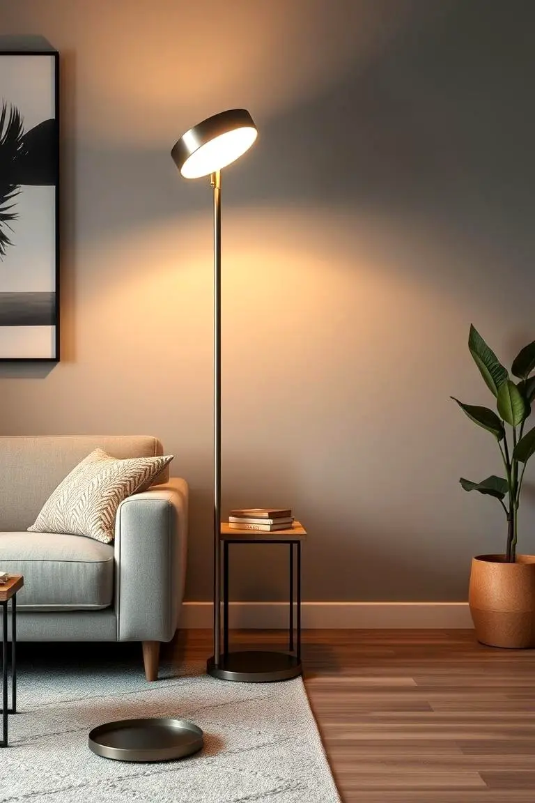 Versatile Floor Lamp with Dimmer