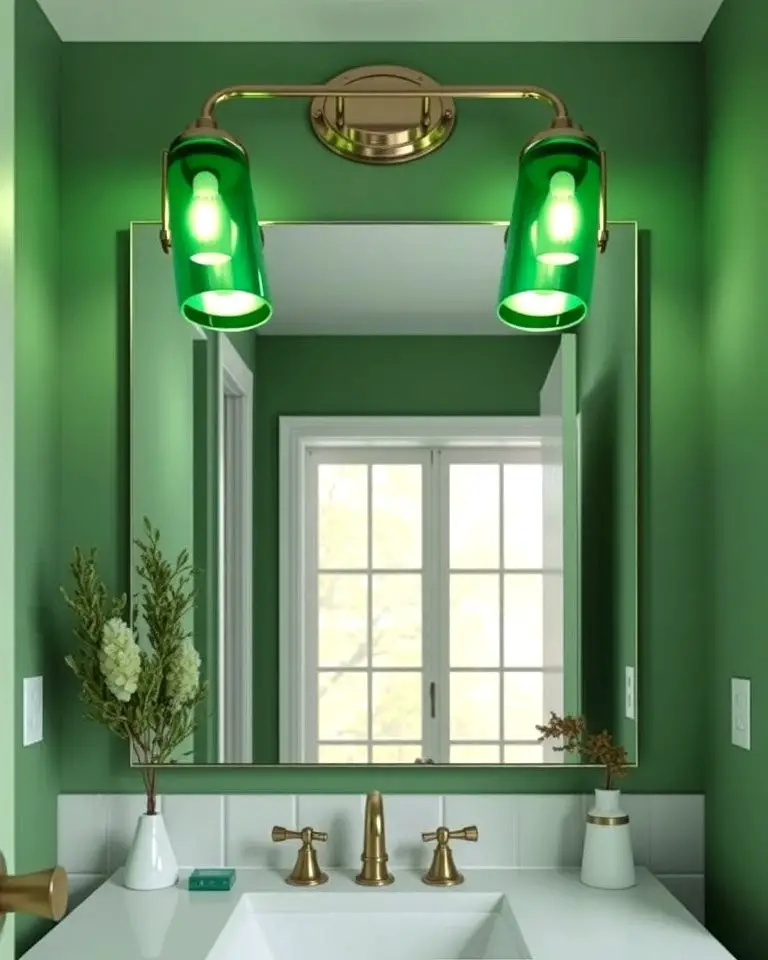 Green Vanity Lighting