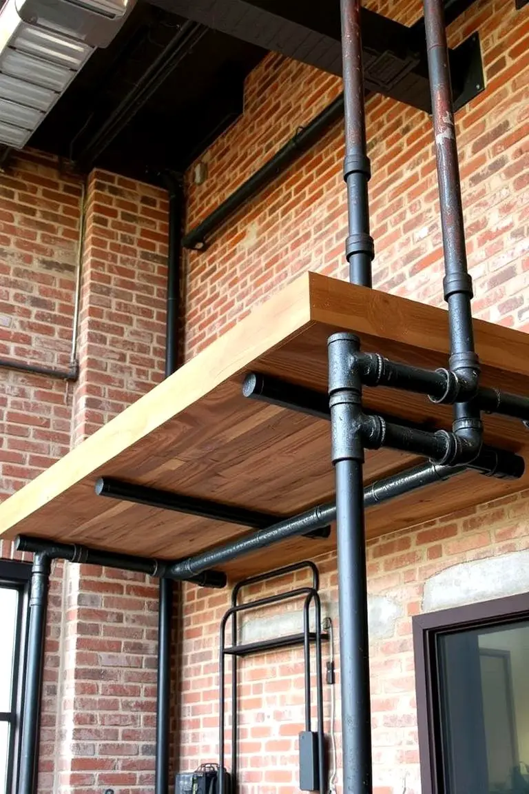 Rustic Industrial Jewelry Rack