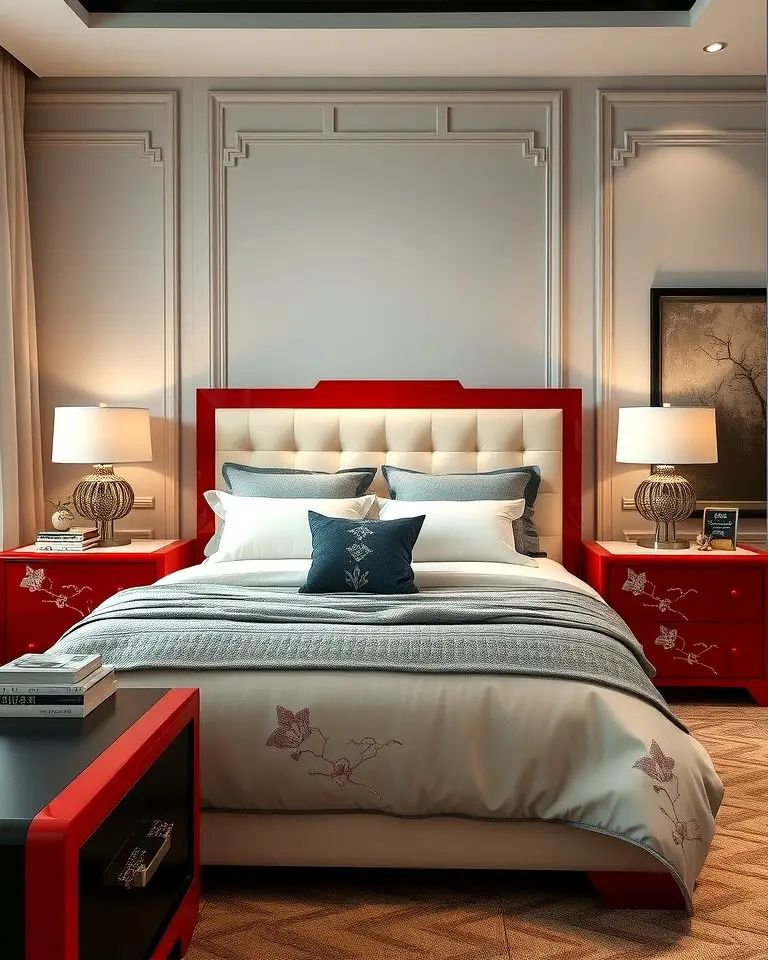 Lacquered Furniture Accents