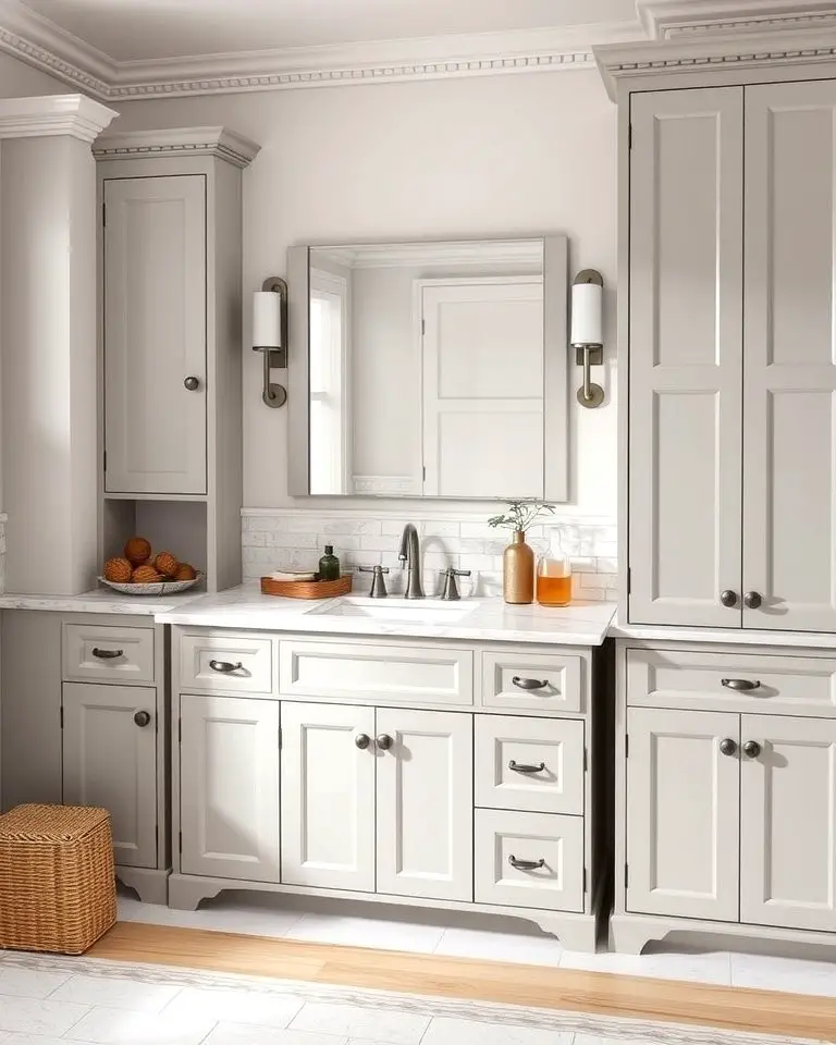 Soft Gray Cabinets