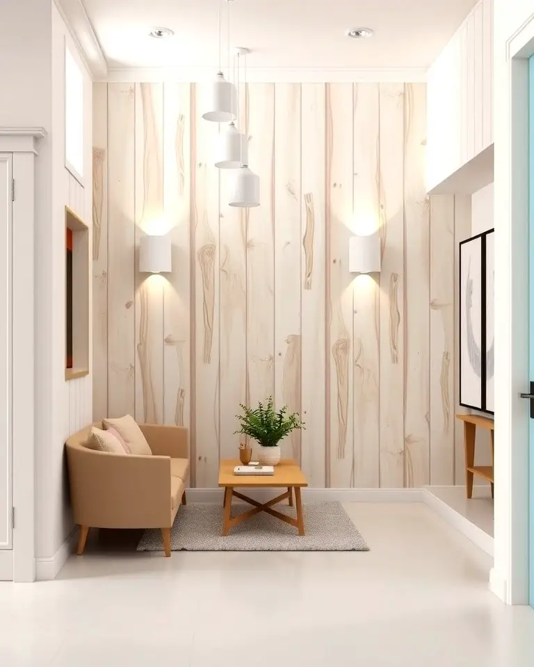 Vertical Plank Accent Wall