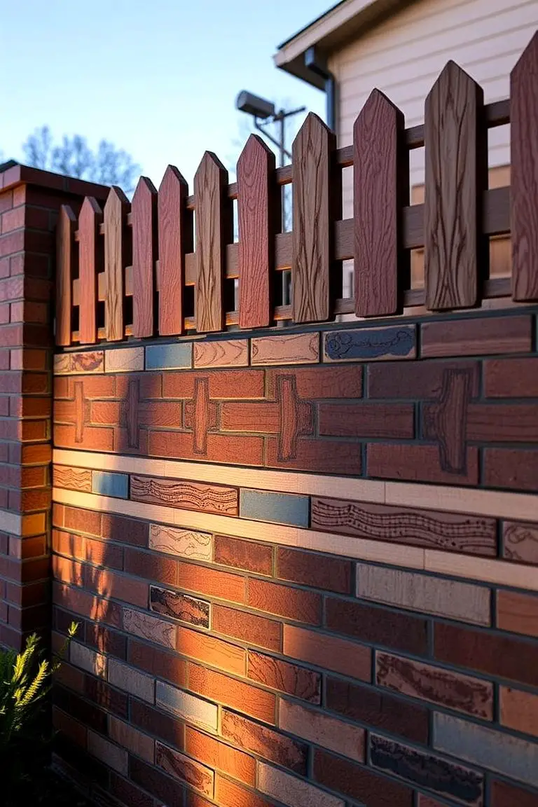 Artful Brick Embellishment