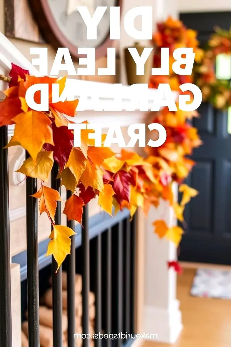 DIY Leaf Garland Craft