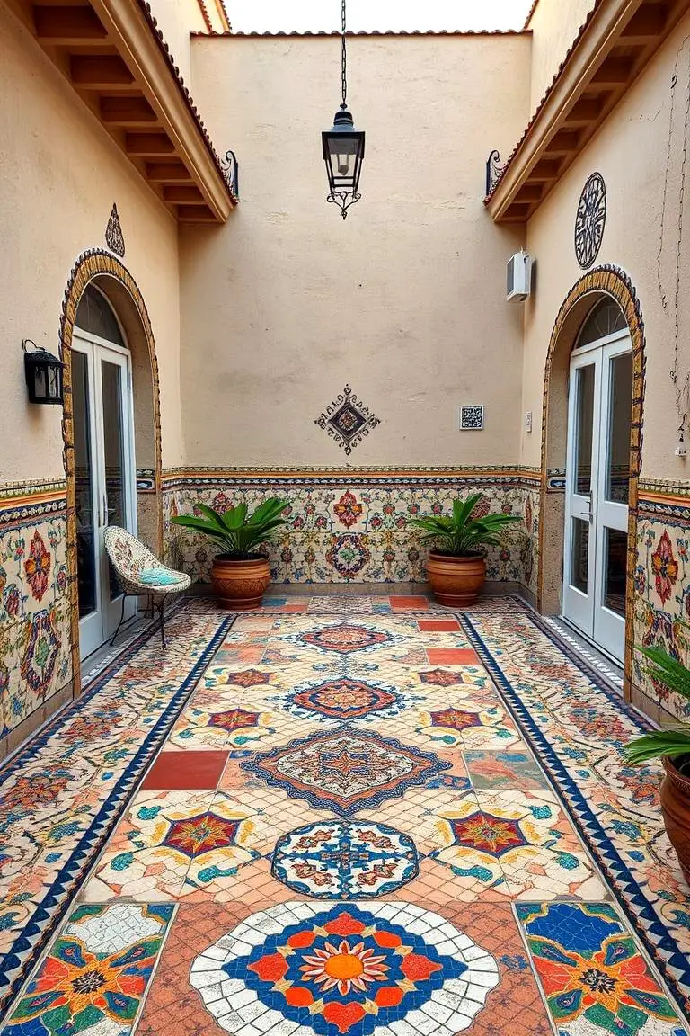 Artistic Mosaic Patio