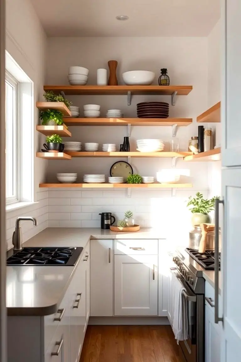 Utilizing Open Shelving