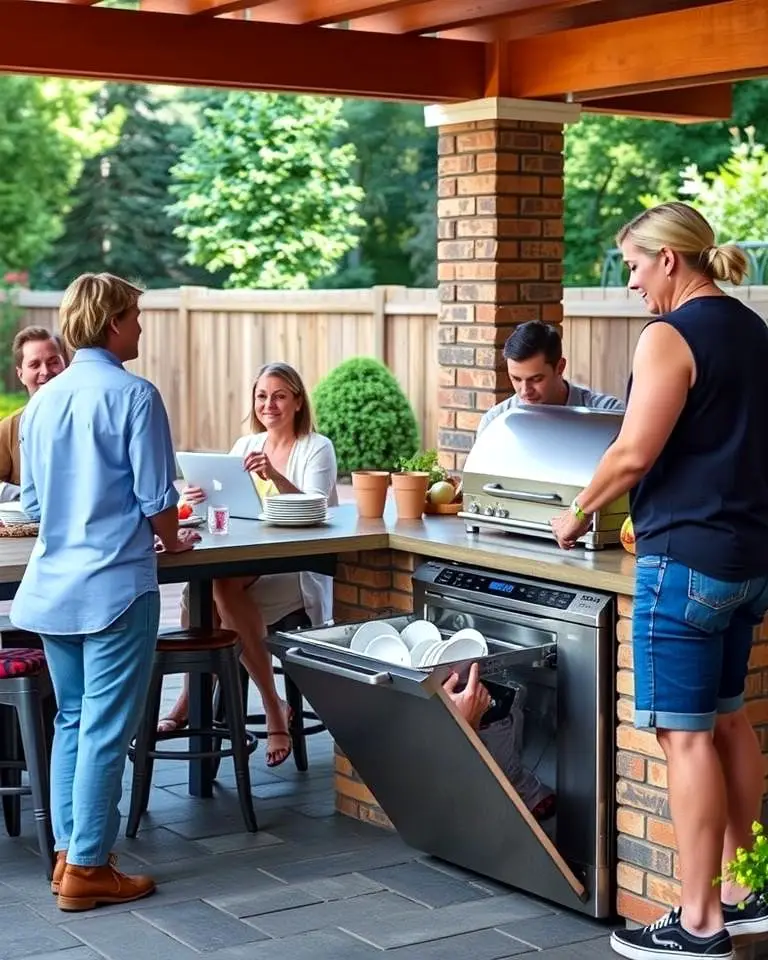 Outdoor Dishwasher