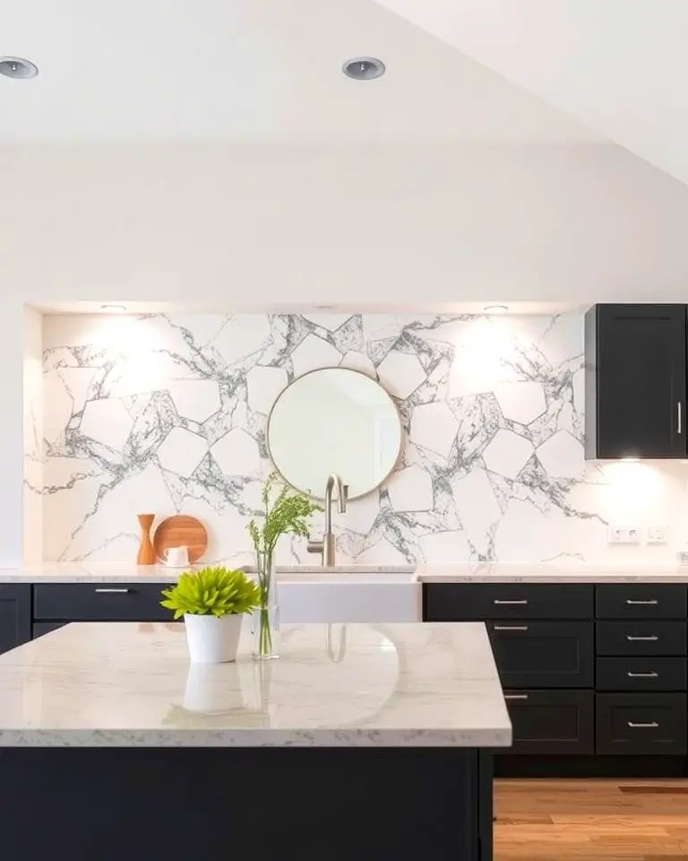 Extended Backsplash