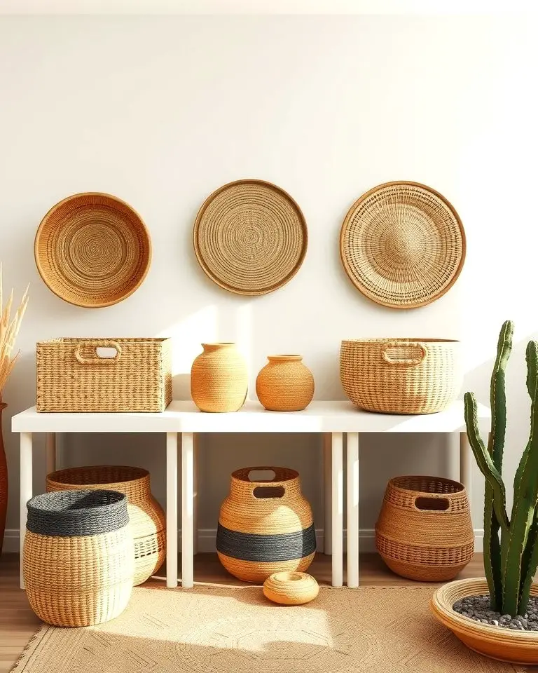 Woven Baskets for Storage