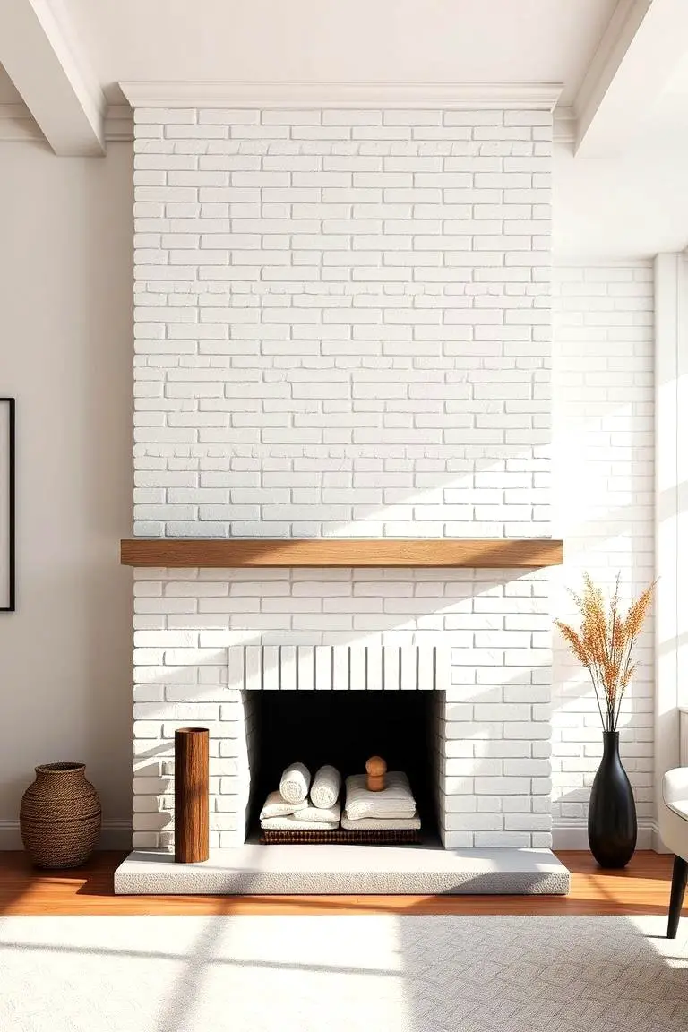 Subtle White Brick Sophistication