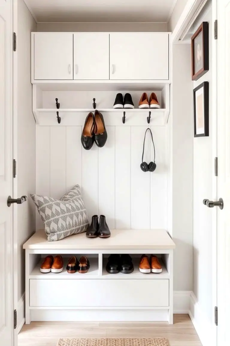 Compact Shoe Storage Entry