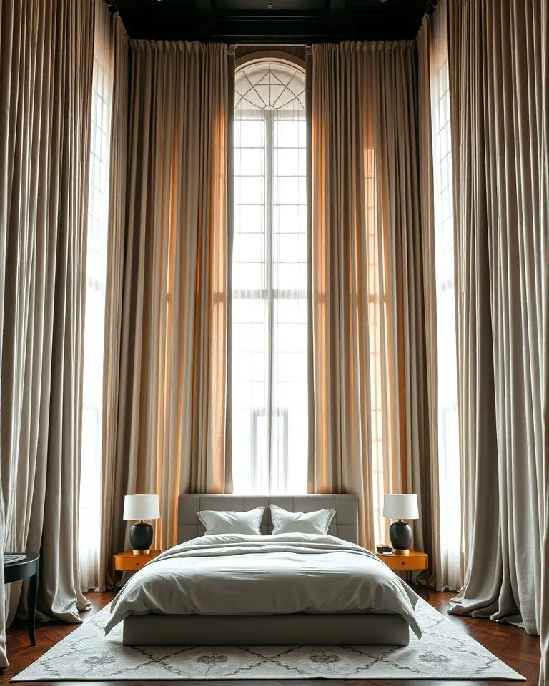 Floor-to-Ceiling Curtains for Drama
