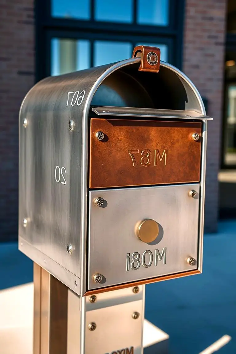 Industrial Style Mailbox Upgrade